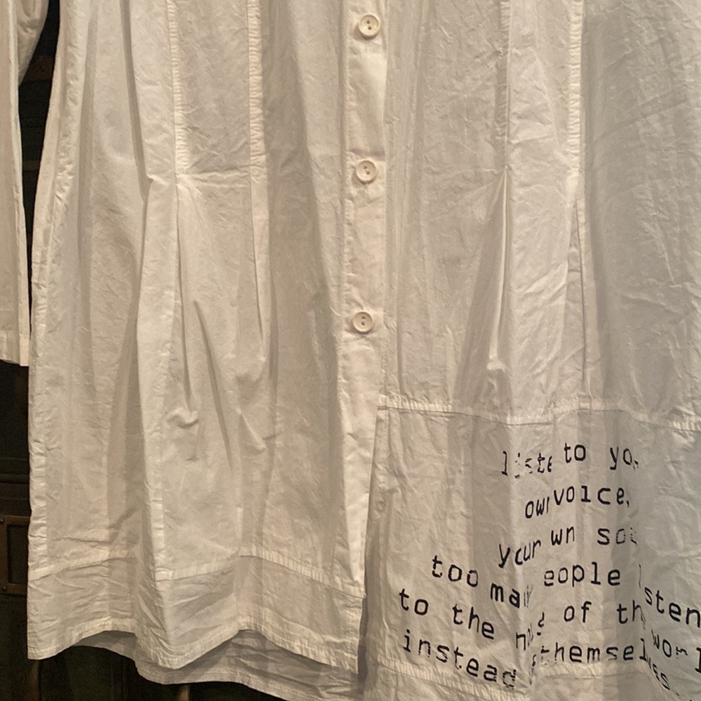LUUKAA long White Shirt - Picture 4 of 6